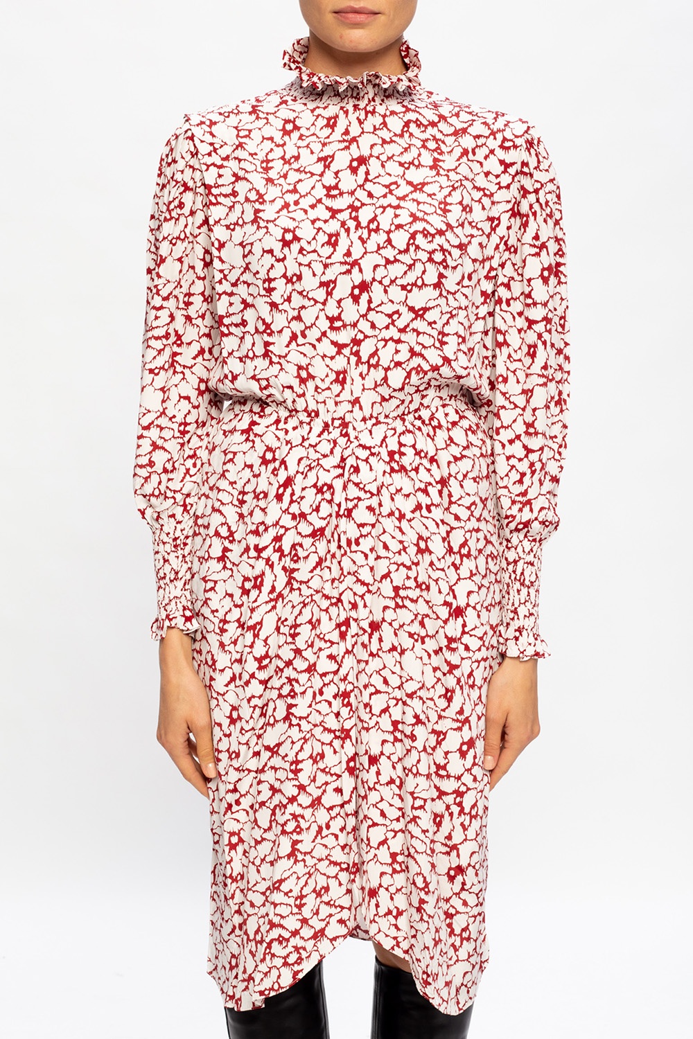Shorts in French Terry con coulisse - Dress with band collar